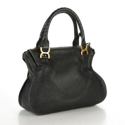 Chloe Calfskin Medium Marcie Satchel Black 3 of 8