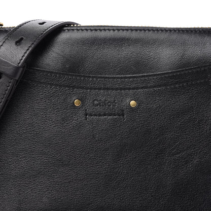 Chloe Calfskin Suede Small Roy Bag Black 9 of 10