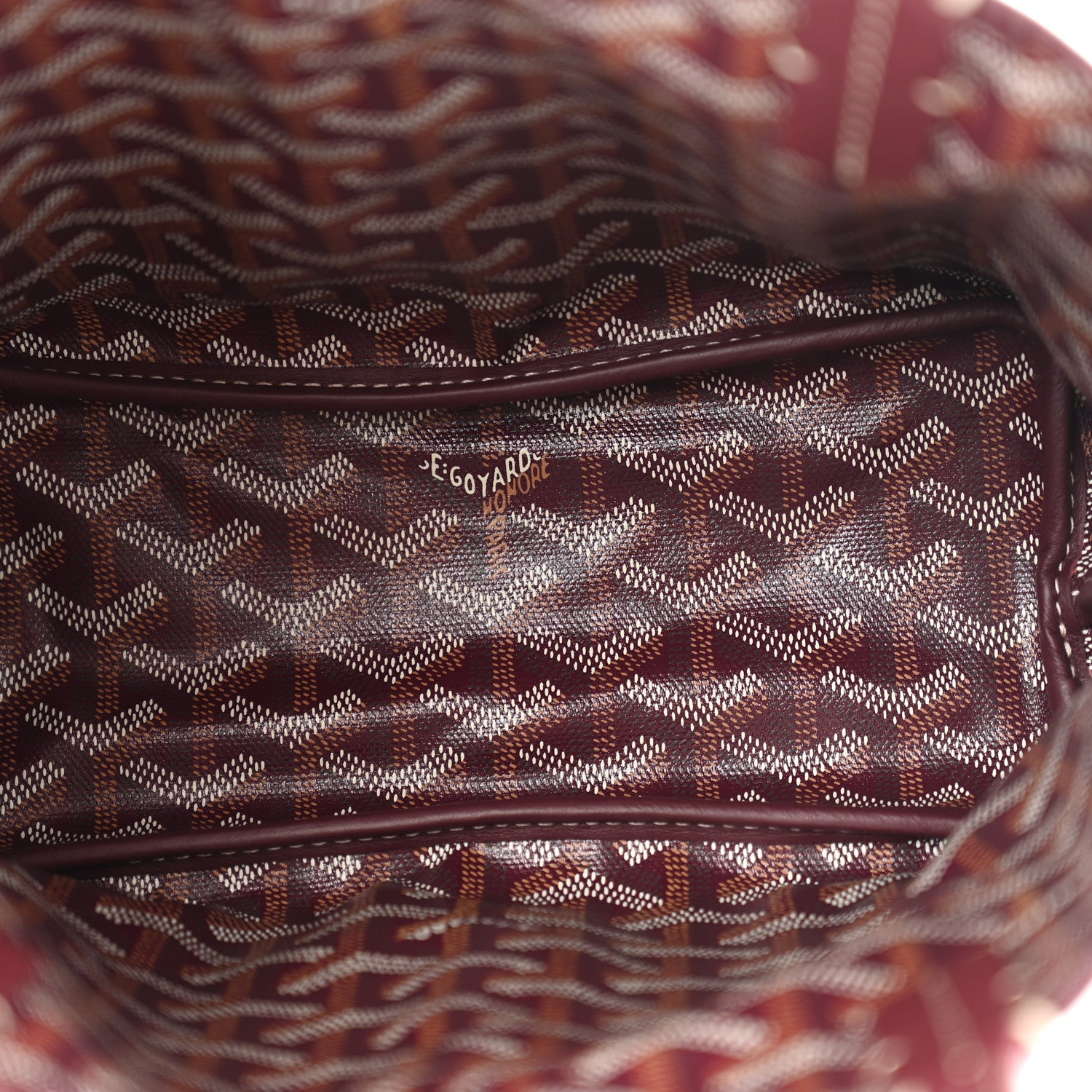 Goyard Goyardine Reversible Mini Anjou Burgundy 11 of 20