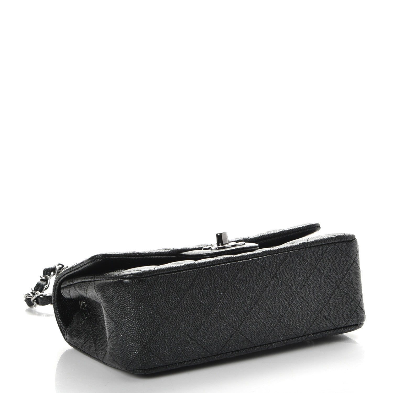 Chanel Iridescent Caviar Quilted Mini Rectangular Flap Black 4 of 8