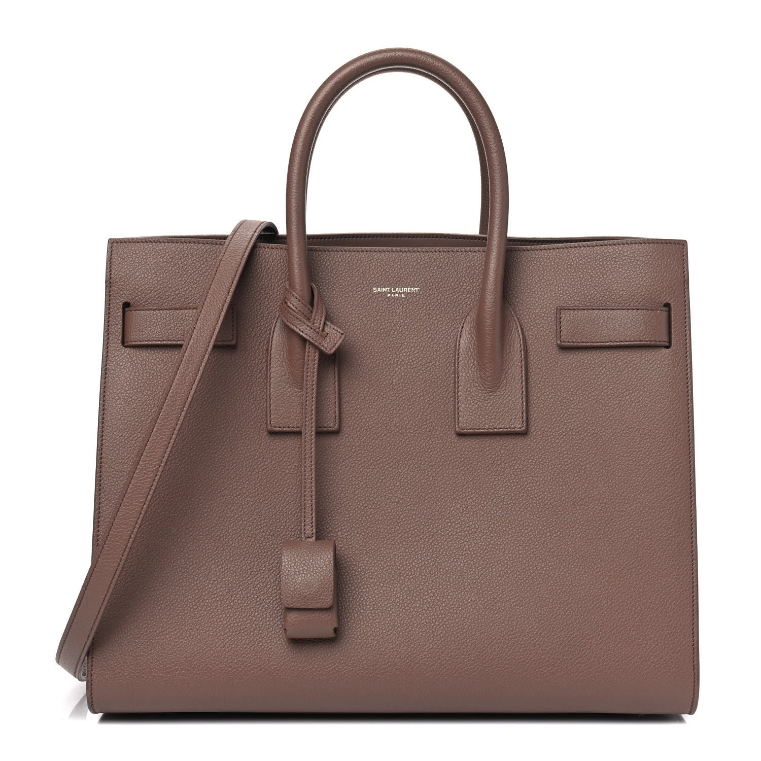 Saint Laurent Grained Calfskin Small Sac De Jour Old Rose 1 of 9