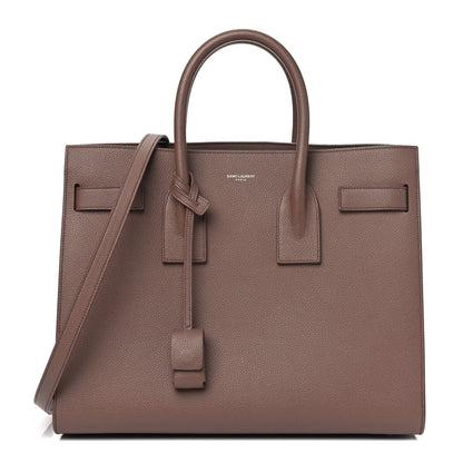 Saint Laurent Grained Calfskin Small Sac De Jour Old Rose 1 of 9