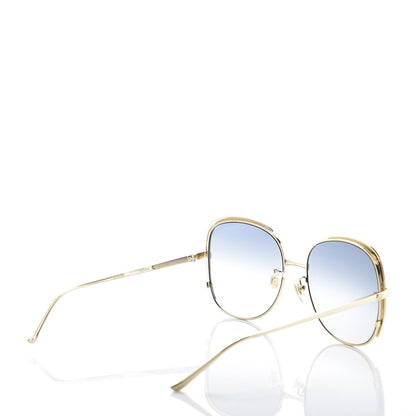 Gucci Acetate Oversize Square Frame GG0400S Sunglasses Gold 4 of 7