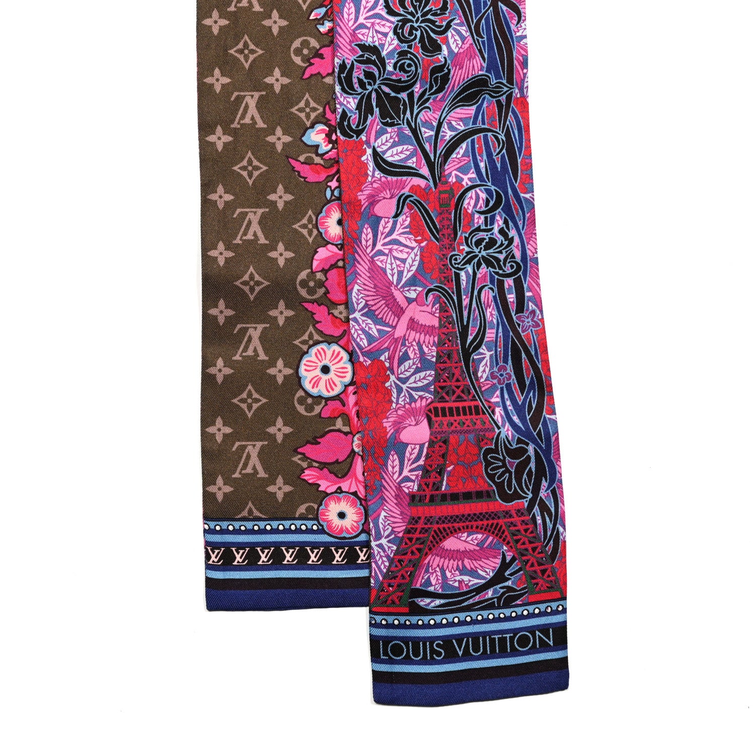 Louis Vuitton Silk Louis A Paris Bandeau Fuchsia 2 of 3