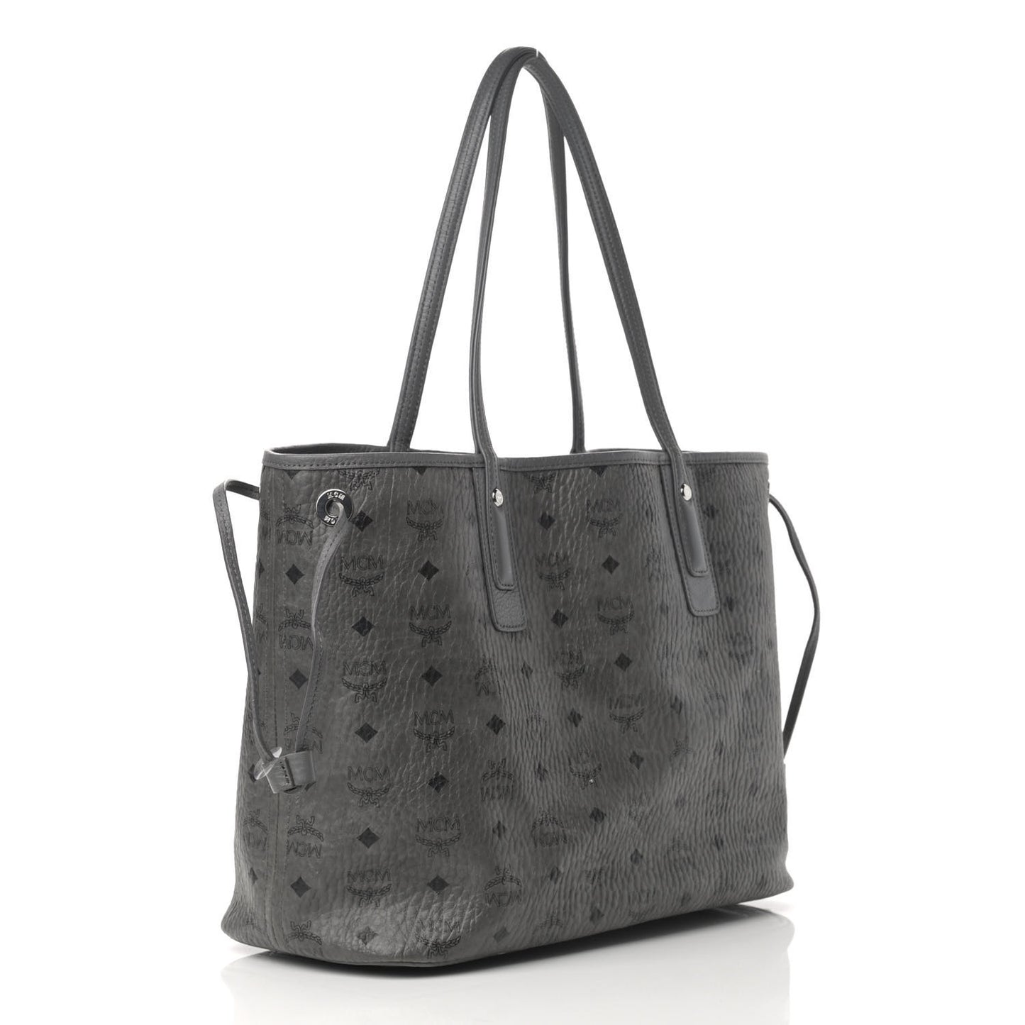 Visetos Medium Liz Reversible Shopper Tote Black