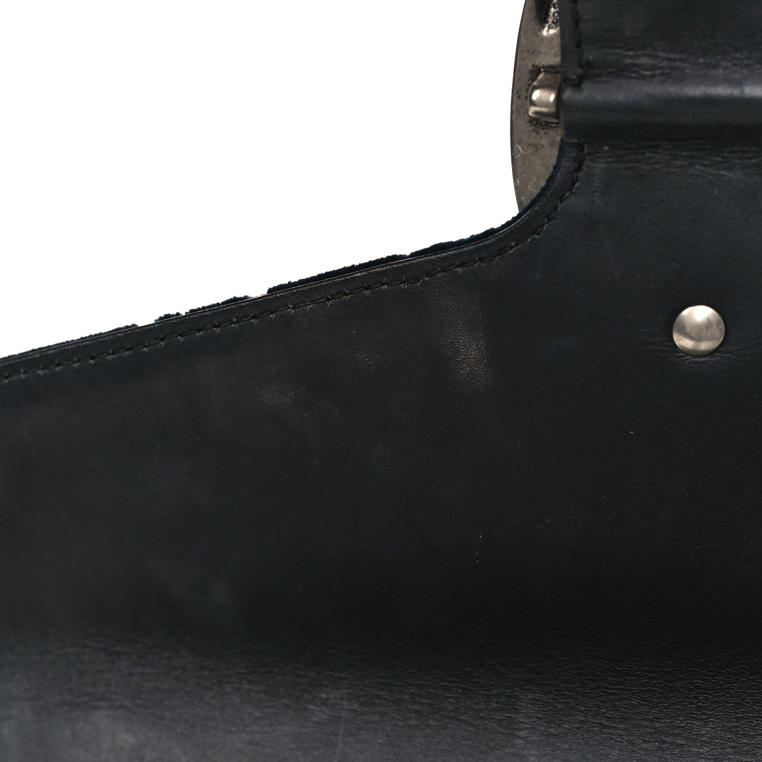 Gucci Velvet Skipper GG Monogram Small Dionysus Shoulder Bag Blue Beige Black 12 of 13