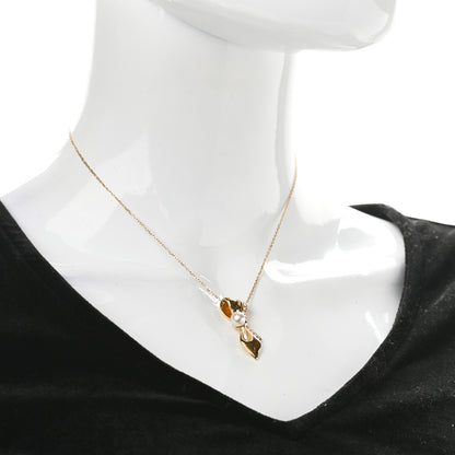 Mikimoto 18K Yellow Gold Diamond Akoya Pearl 6mm Bow Drop Pendant Necklace 2 of 5