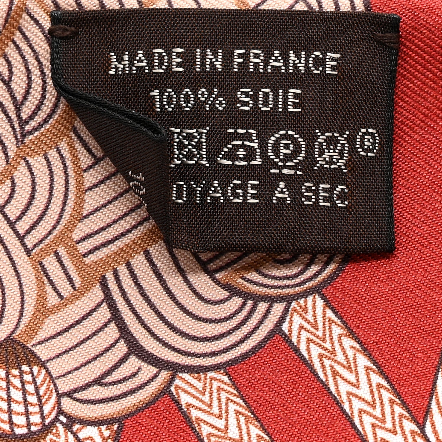 Hermes Silk Zouaves Et Dragons Twilly Acajou Curry Camel 2 of 4