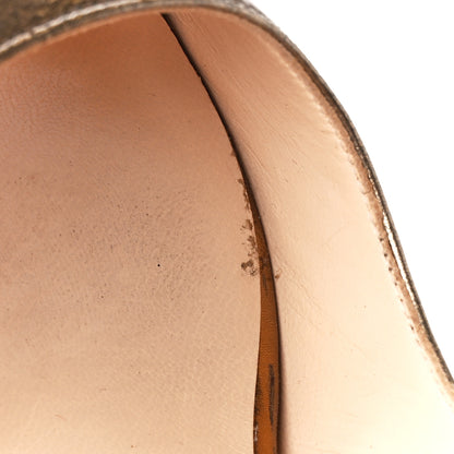 Christian Louboutin Metallic Patent Private Number 120 Pumps 37 Mirror Bronze 9 of 13