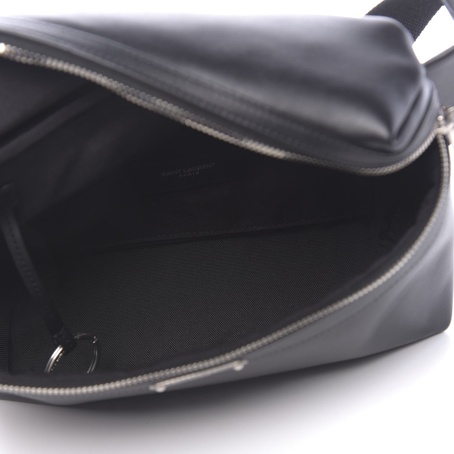 Saint Laurent Calfskin City Belt Bag Black 5 of 10