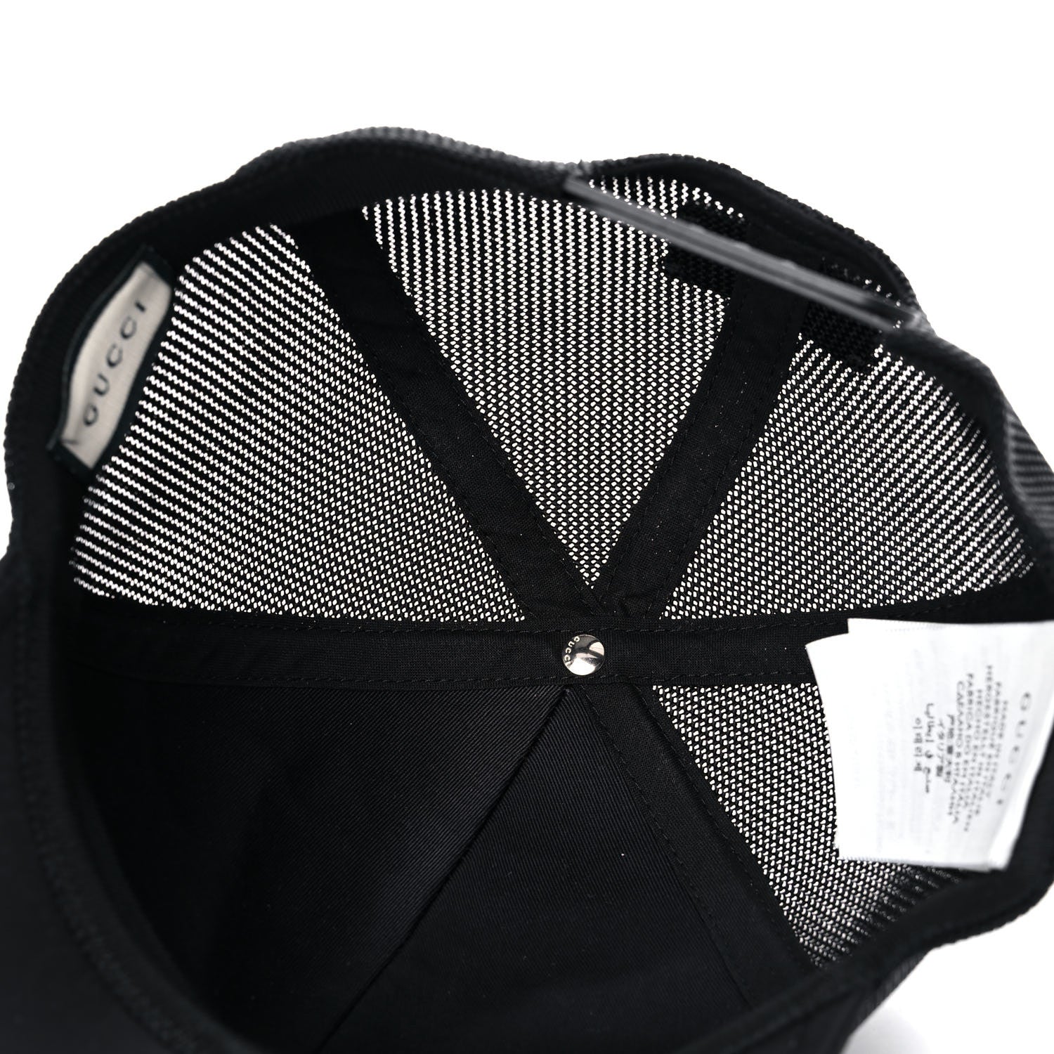 Gucci Nylon Monogram Baseball Hat M Black 7 of 10