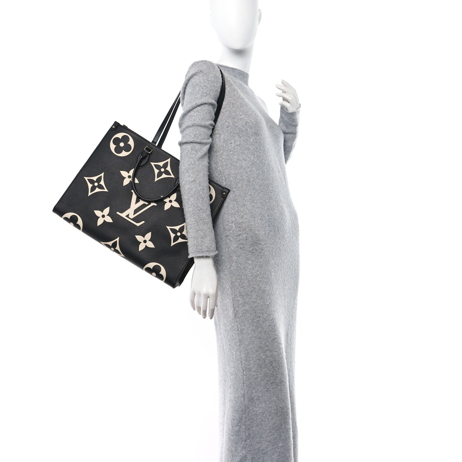 Louis Vuitton Empreinte Monogram Giant Onthego GM Black Beige 2 of 9