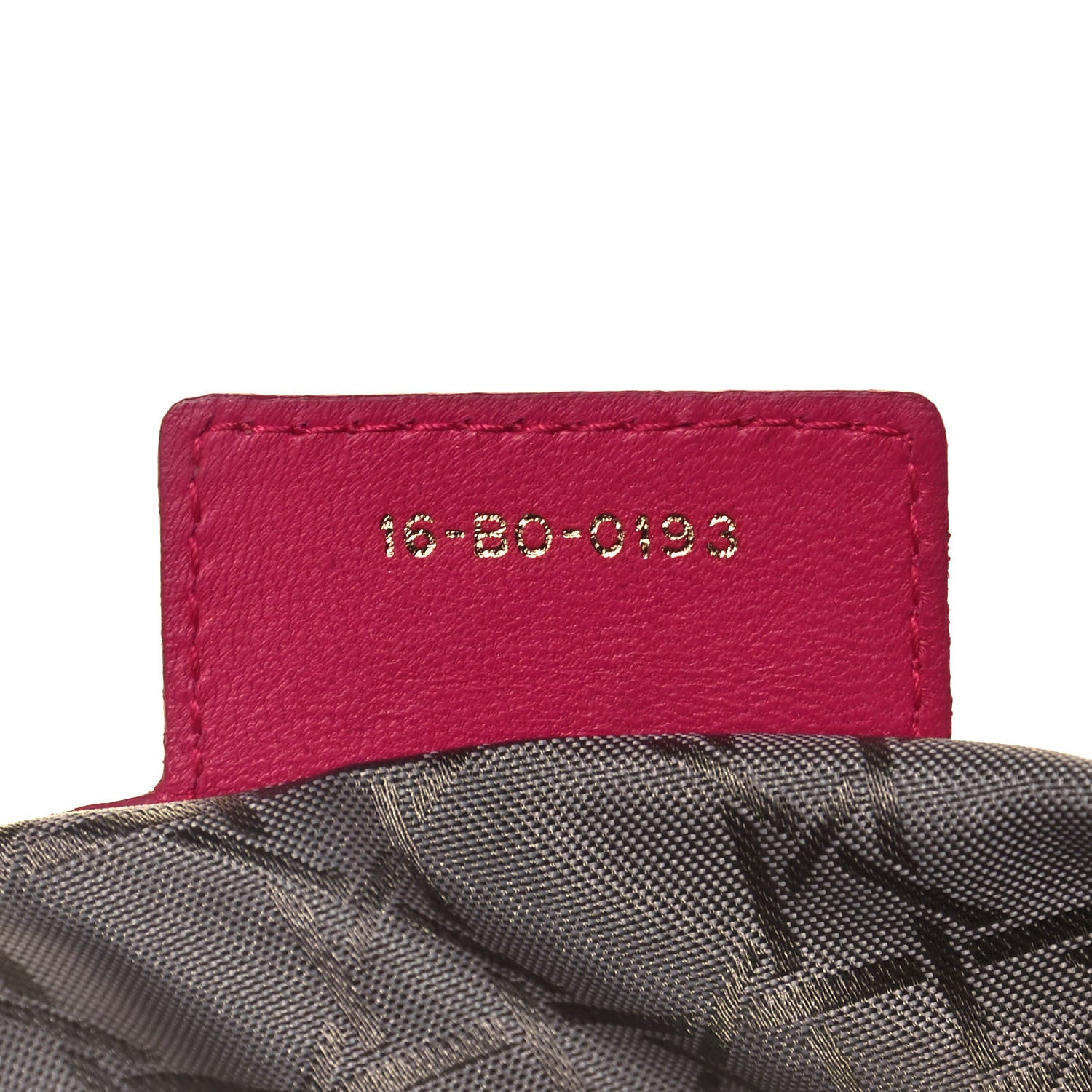 Christian Dior Lambskin Cannage Large Lady Dior Fuchsia 7 of 15