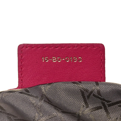Christian Dior Lambskin Cannage Large Lady Dior Fuchsia 7 of 15
