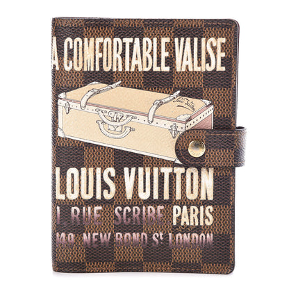 Louis Vuitton Damier Ebene Valise Small Ring Agenda Cover 1 of 6