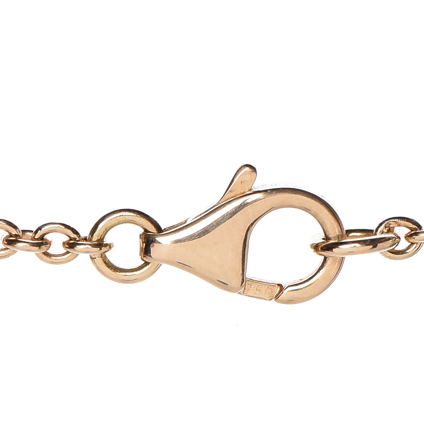 18K Yellow Gold Interlocking LOVE Necklace