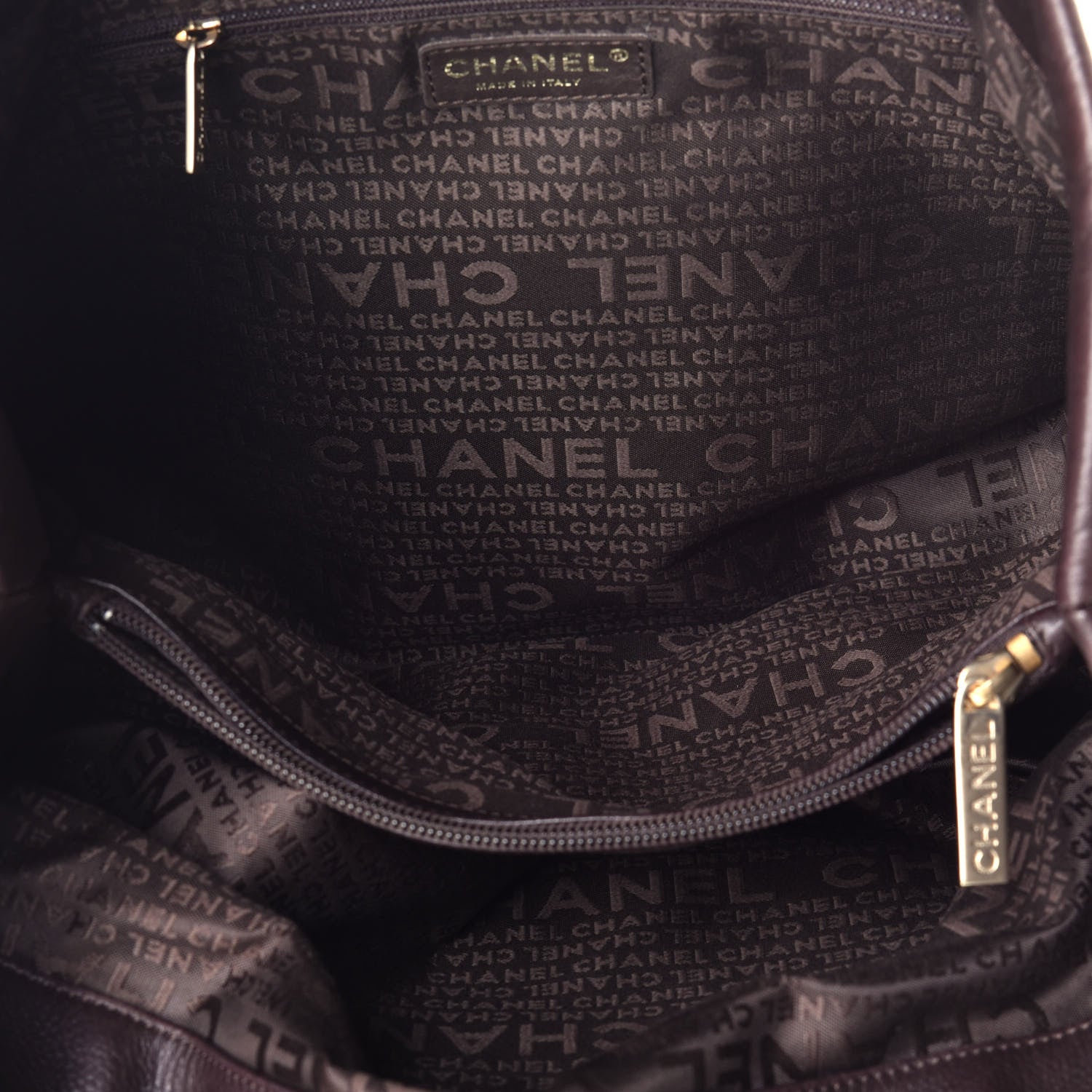 Chanel Caviar CC Tote Brown 5 of 8