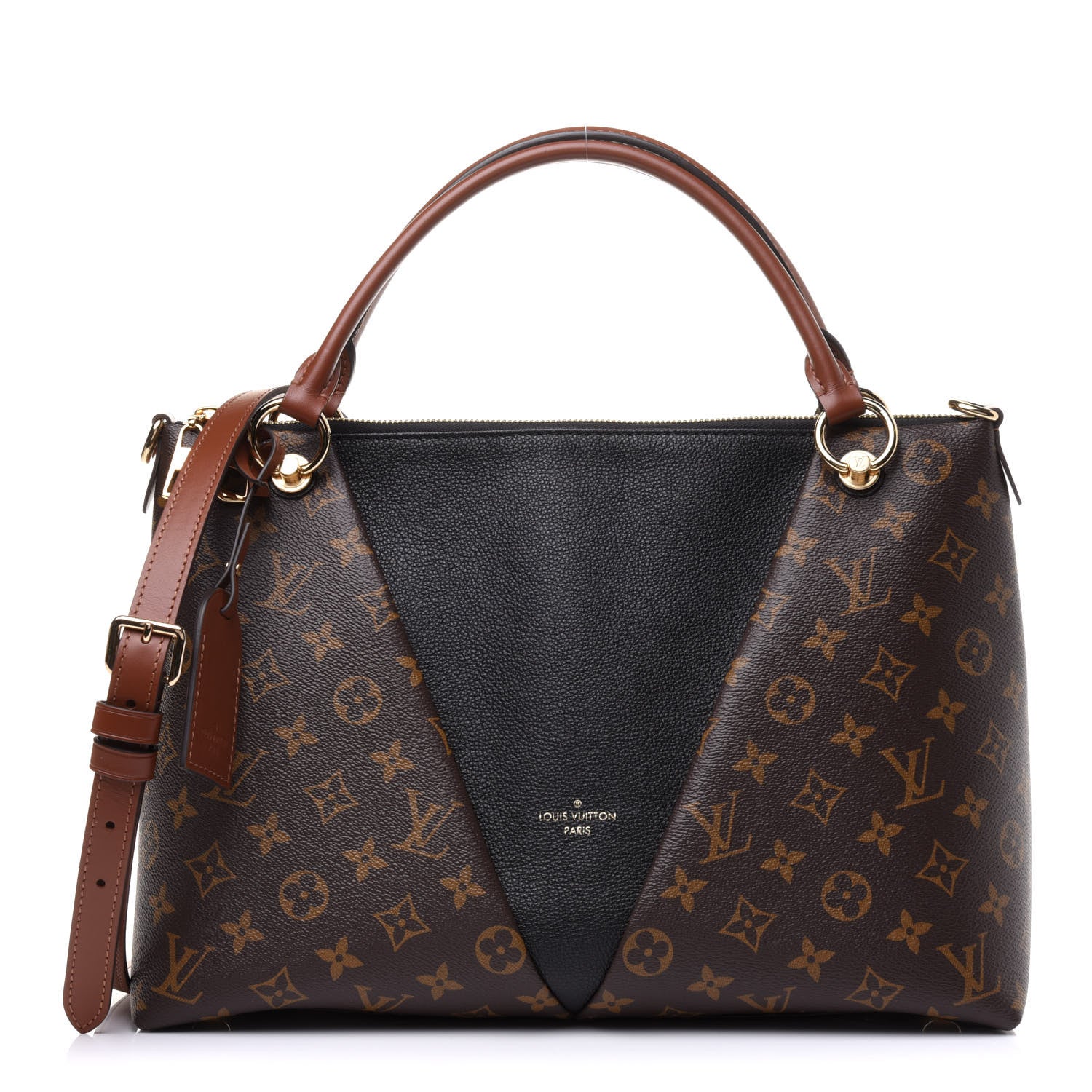Louis Vuitton Monogram V Tote MM Black 1 of 12