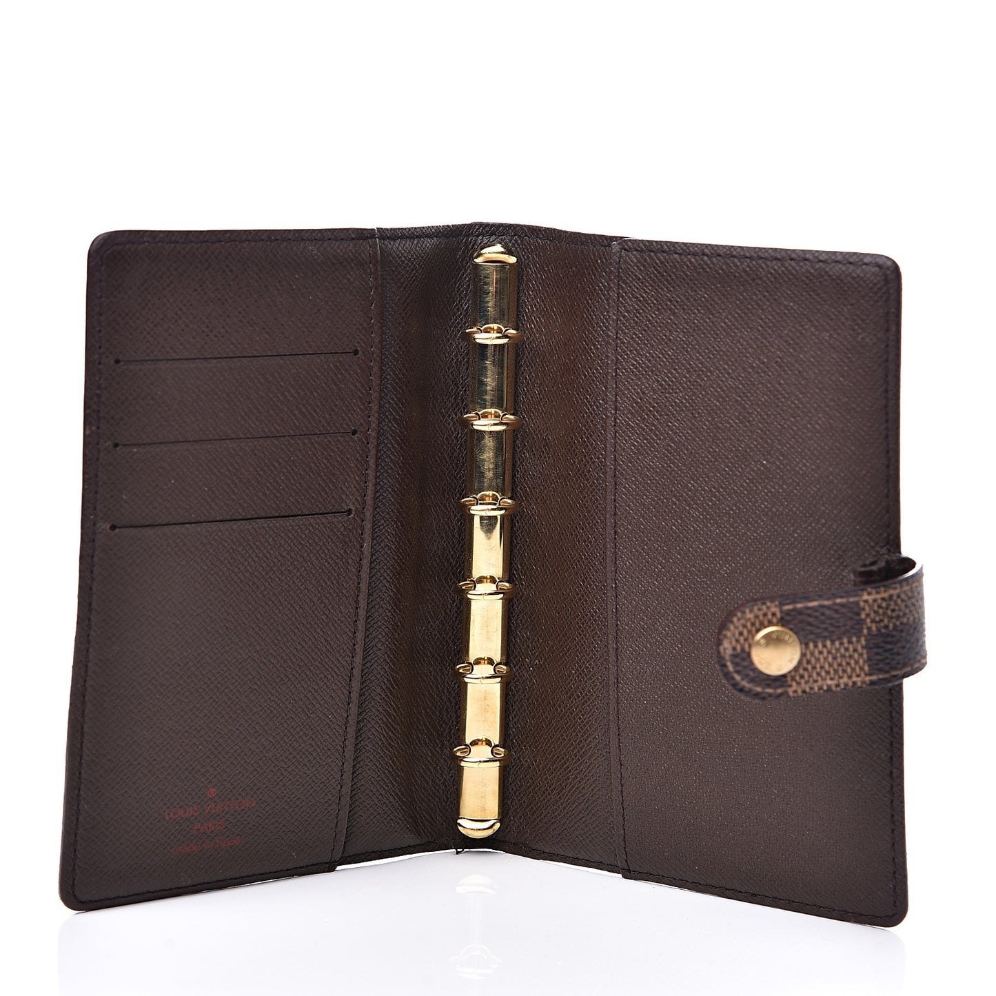 Damier Ebene Small Ring Agenda Cover