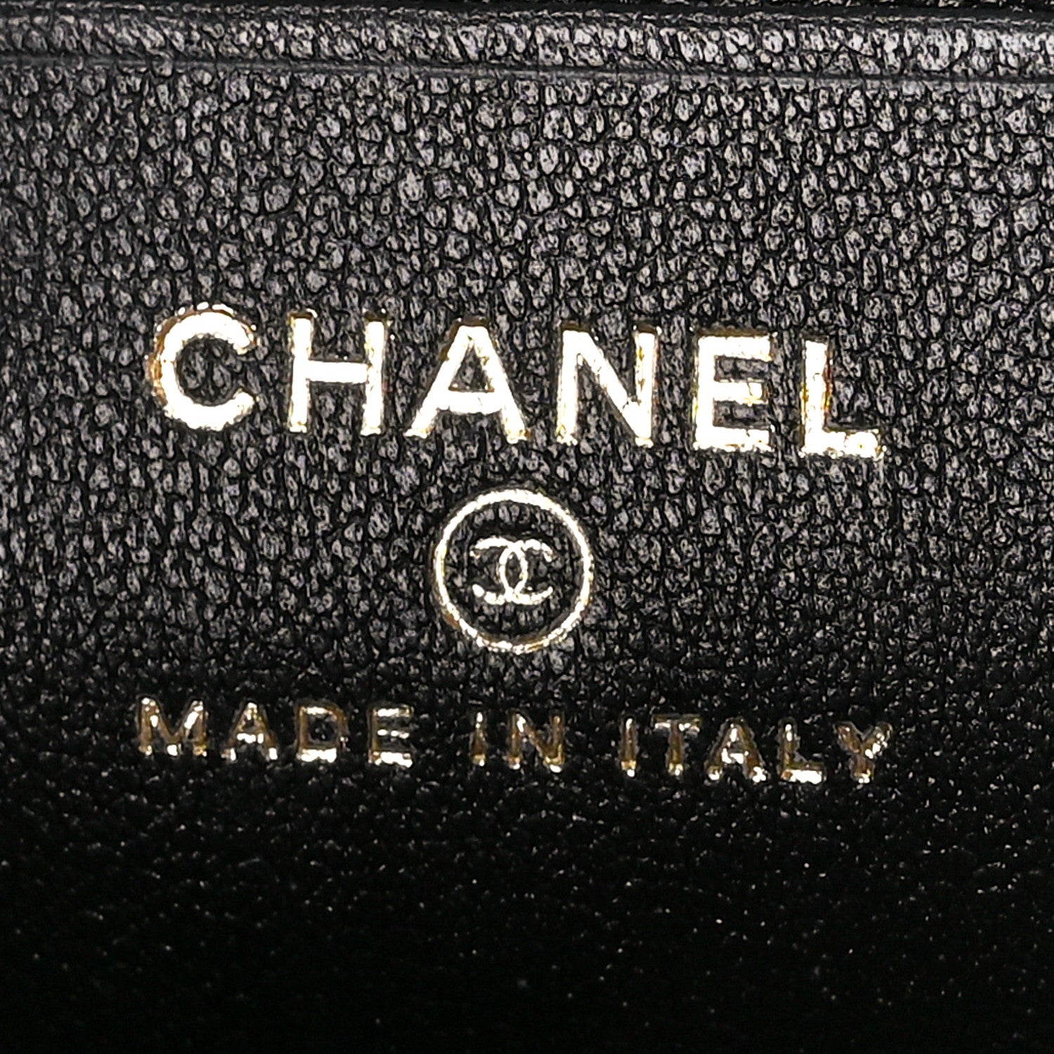 Chanel Lambskin Quilted Resin Vanity Case With Chain Black 6 of 12