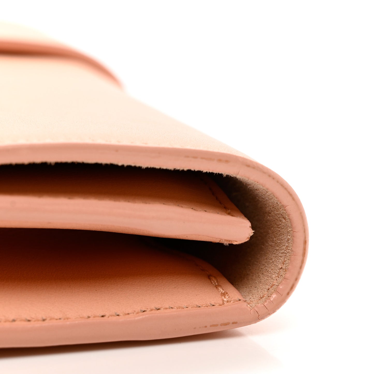 Calfskin Classic Y Ligne Clutch Blush