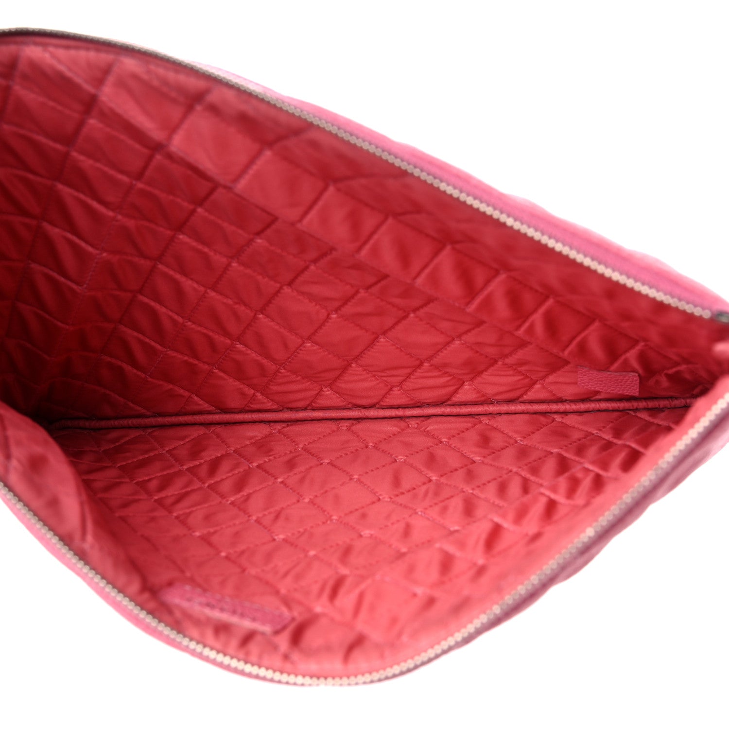 Chanel Caviar Quilted Large Cosmetic Case Rose Pink 5 of 9