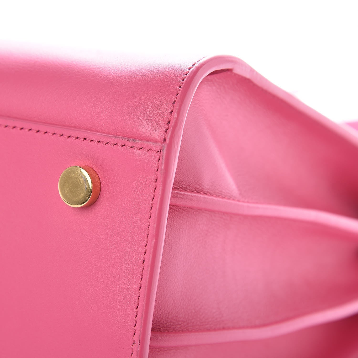 Saint Laurent Calfskin Small Sac De Jour Bubblegum 11 of 14