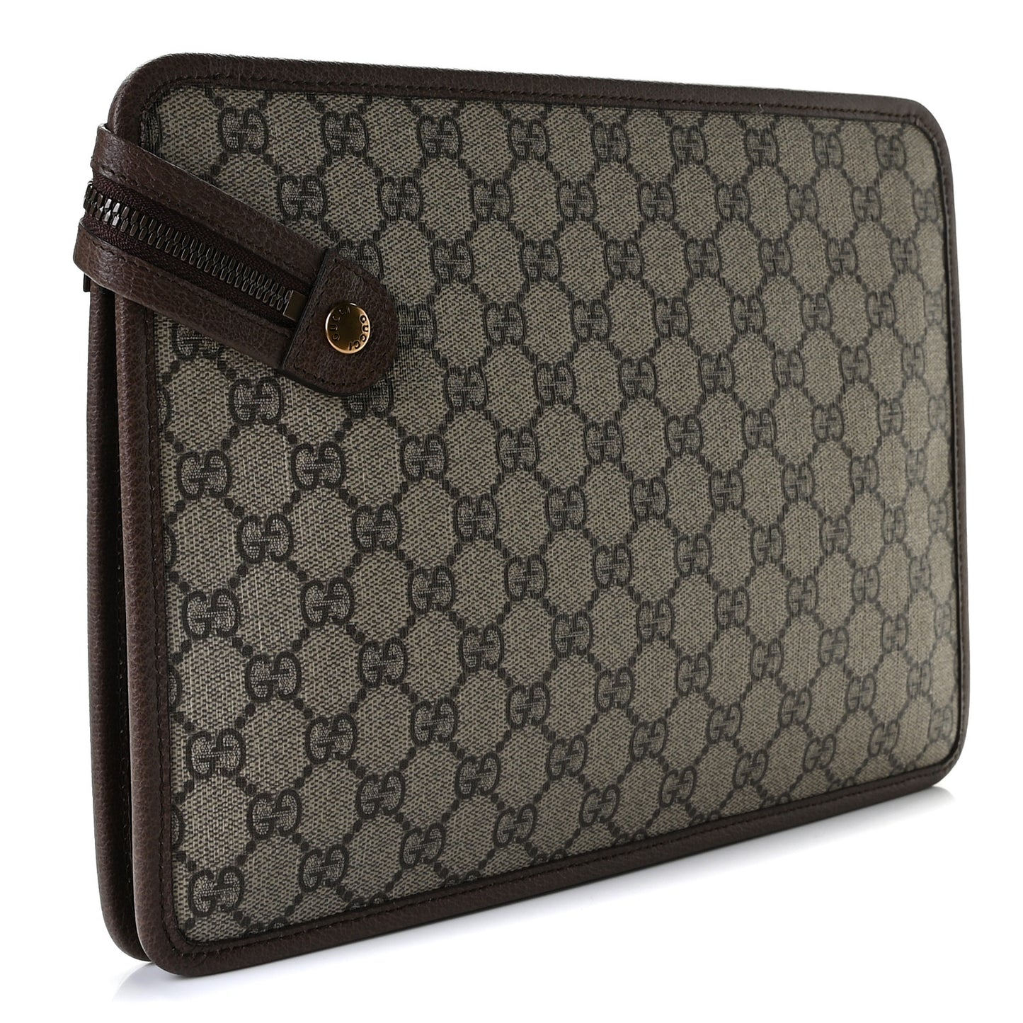 GG Supreme Monogram Web Small Ophidia Documents Holder Beige New Acero