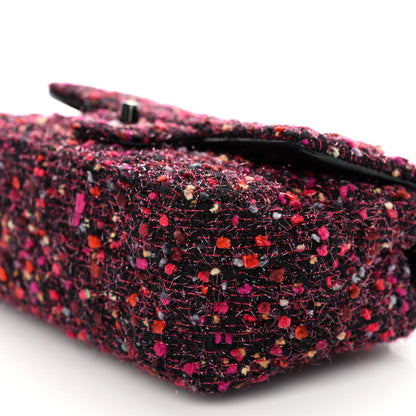 Chanel Tweed Quilted Mini Rectangular Flap Pink Multicolor 10 of 11