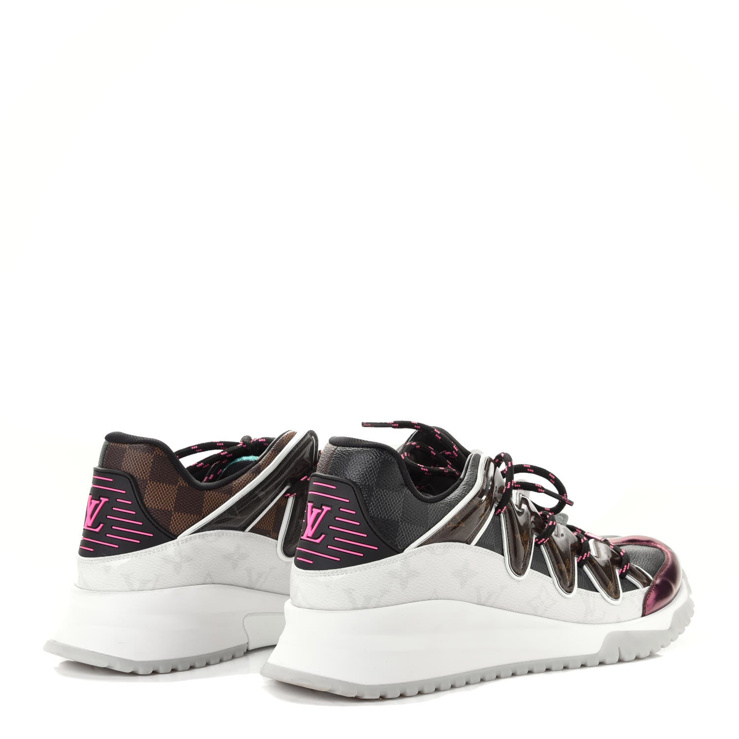 Louis Vuitton Damier Graphite Monogram Mens Zigzag Sneakers 11 Multicolor 3 of 6