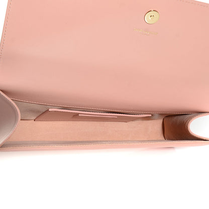 Saint Laurent Smooth Calfskin Classic Monogram Clutch Blush 5 of 8