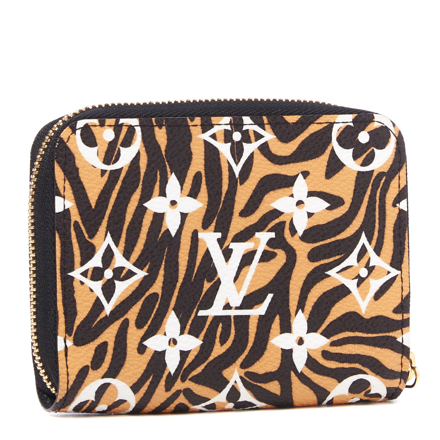 Monogram Giant Jungle Zippy Coin Purse Black