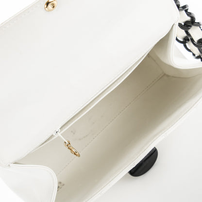 Chanel Lambskin Quilted Bekko Resin Flap White 5 of 9