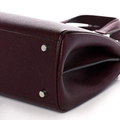 Gucci Grainy Calfskin Small Zumi Top Handle Bag Vintage Bordeaux 12 of 12