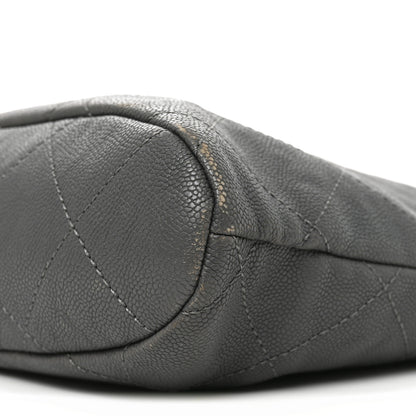 Chanel Caviar Quilted Shopping Tote Grey 10 of 10