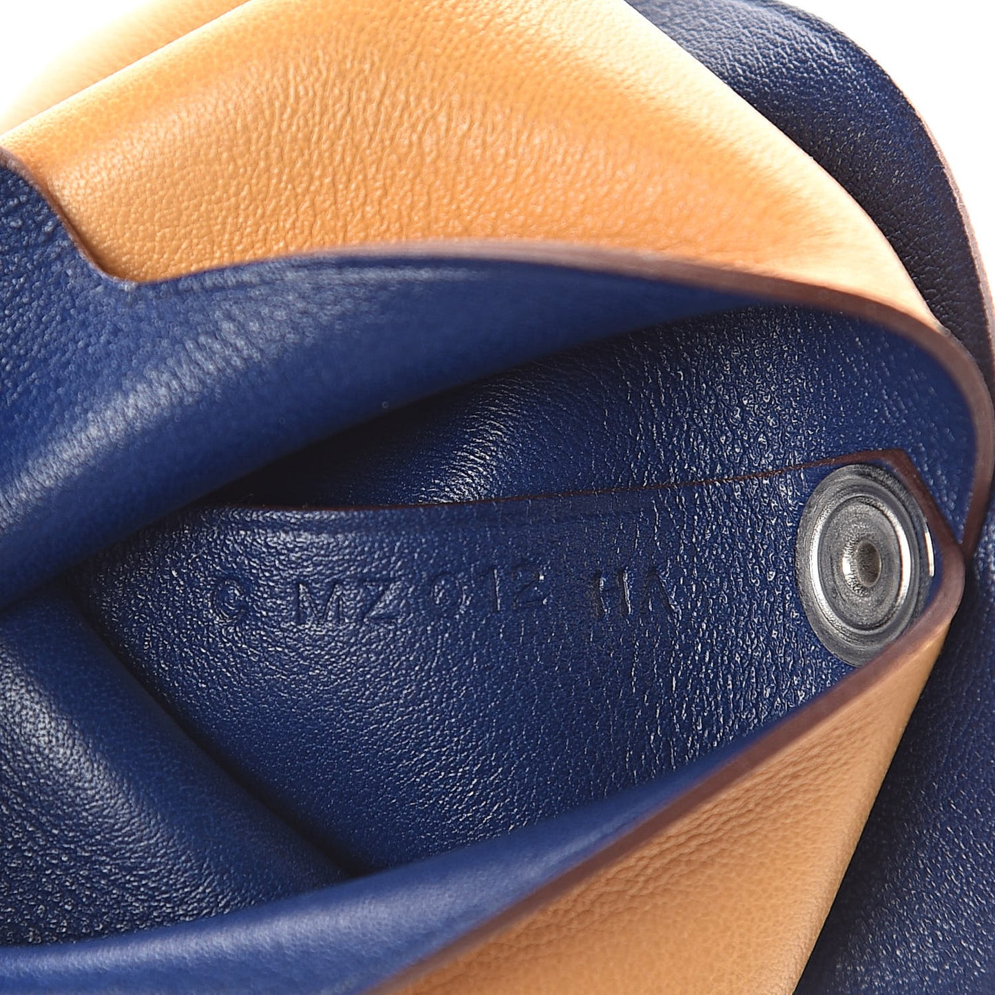 Sikkim Verso Bastia Coin Purse Curry Bleu Saphir