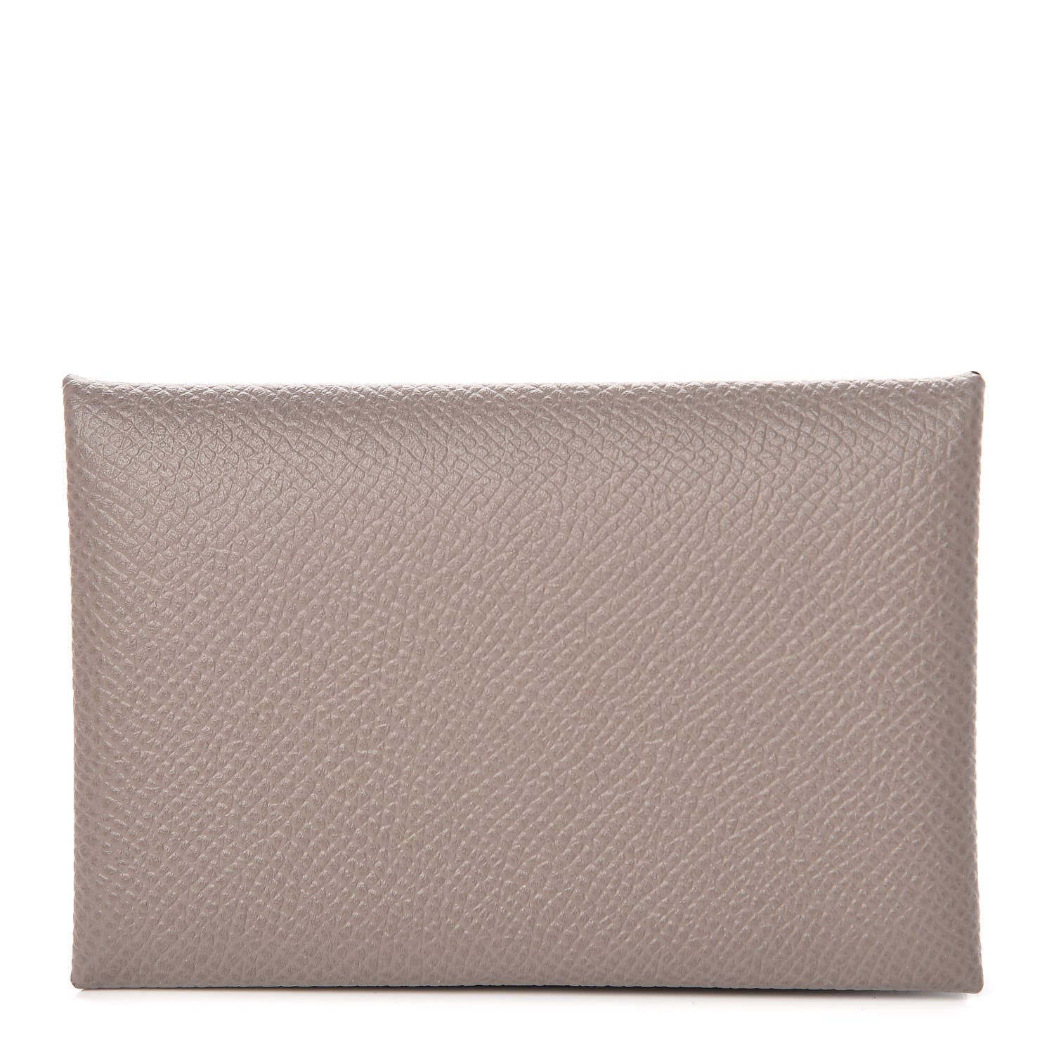 Hermes Epsom Calvi Card Case Etoupe 1 of 8