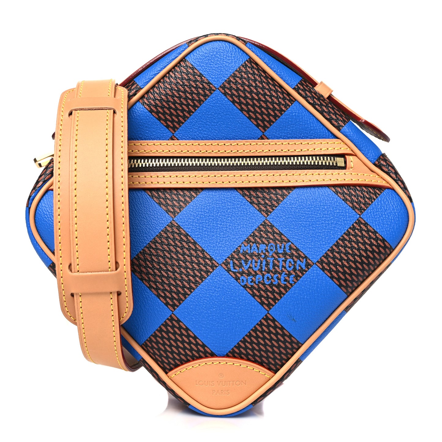 Damier Pop Chess Messenger Blue
