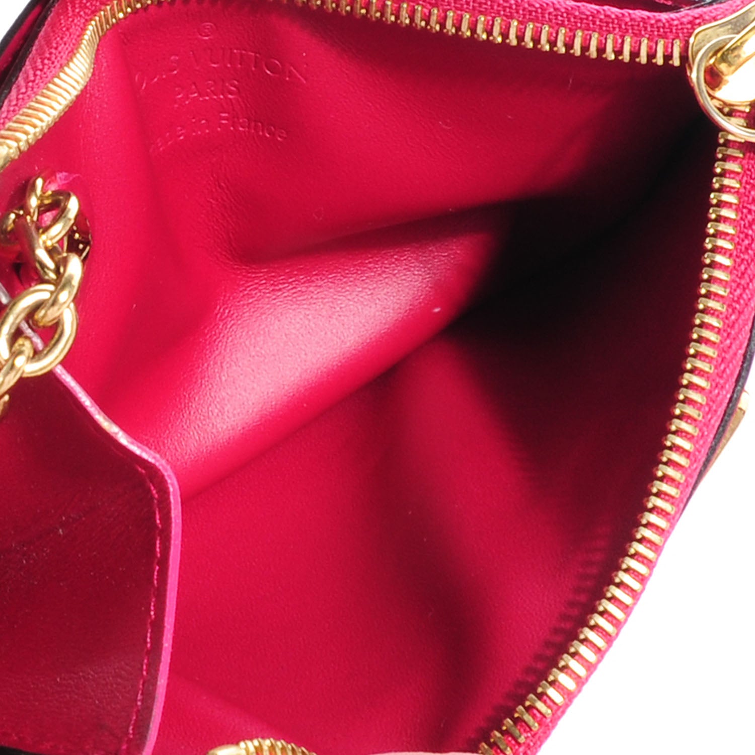 Louis Vuitton Vernis Key Pouch Rose Indien 6 of 8
