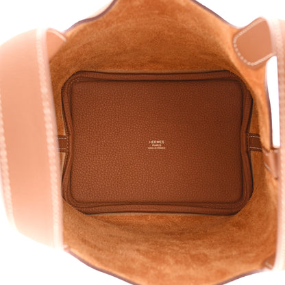 Hermes Taurillon Maurice Picotin Lock 18 PM Gold 5 of 10