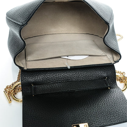 Chloe Grained Lambskin Drew Shoulder Bag Black 5 of 6