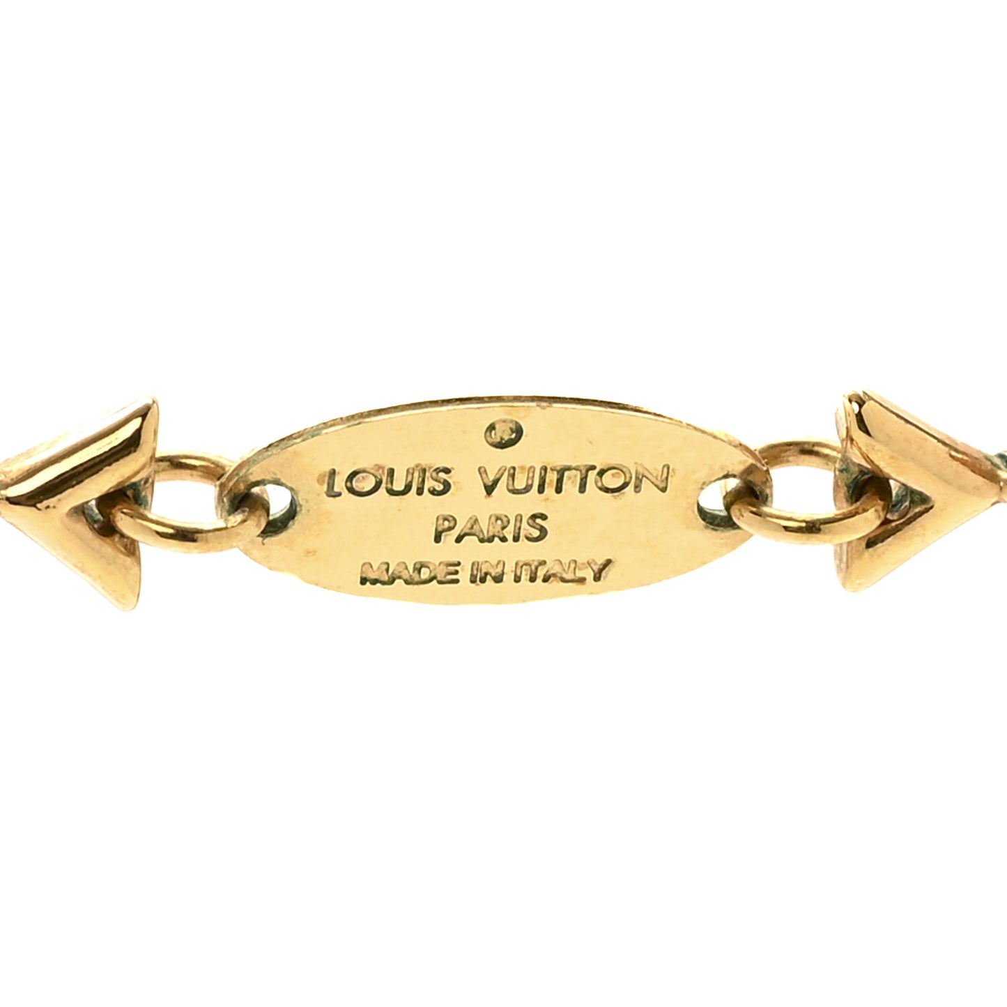 Petit Essential V Chain Necklace Gold