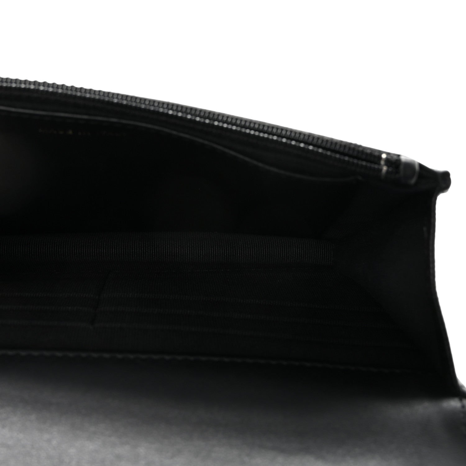 Chanel Caviar Quilted Pocket Clutch With Chain WOC Black 5 of 11