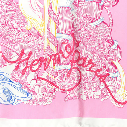 Hermes Silk Fantaisie Botanique Shawl 140 2 of 5