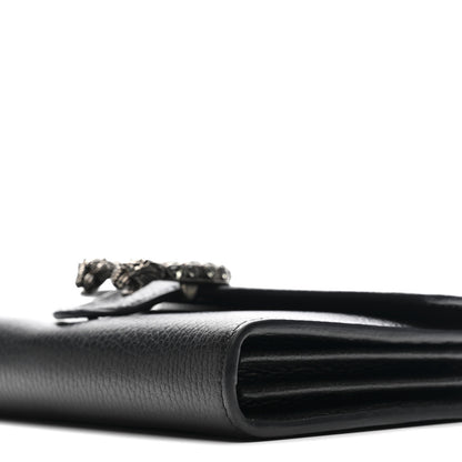 Gucci Calfskin Mini Dionysus Chain Wallet Black 10 of 10