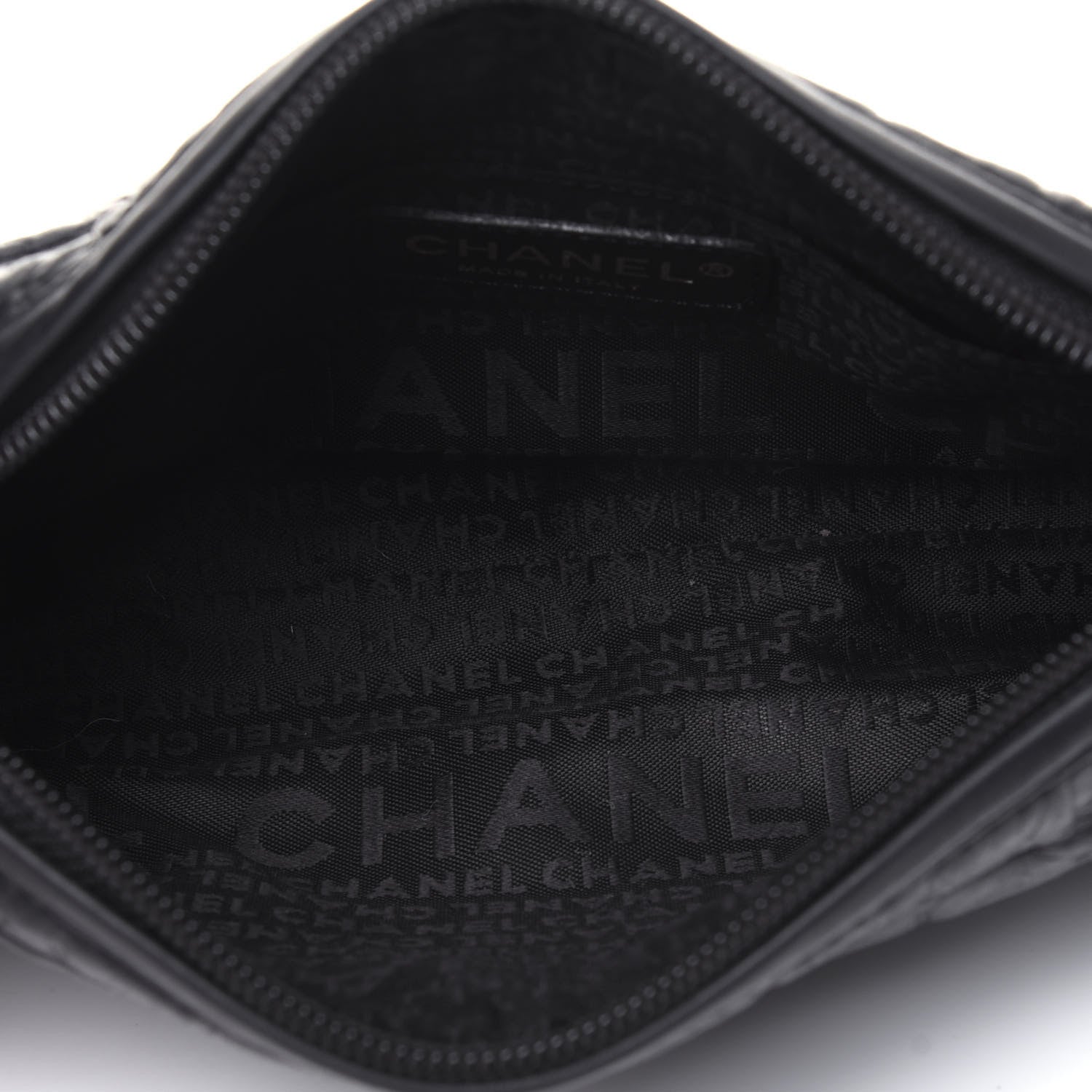 Chanel Lambskin CC Chocolate Bar Shoulder Bag Black 5 of 13