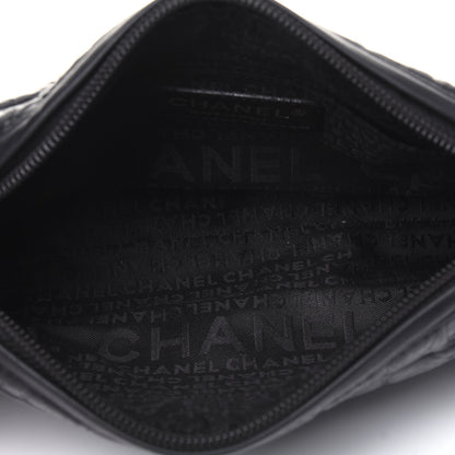 Chanel Lambskin CC Chocolate Bar Shoulder Bag Black 5 of 13