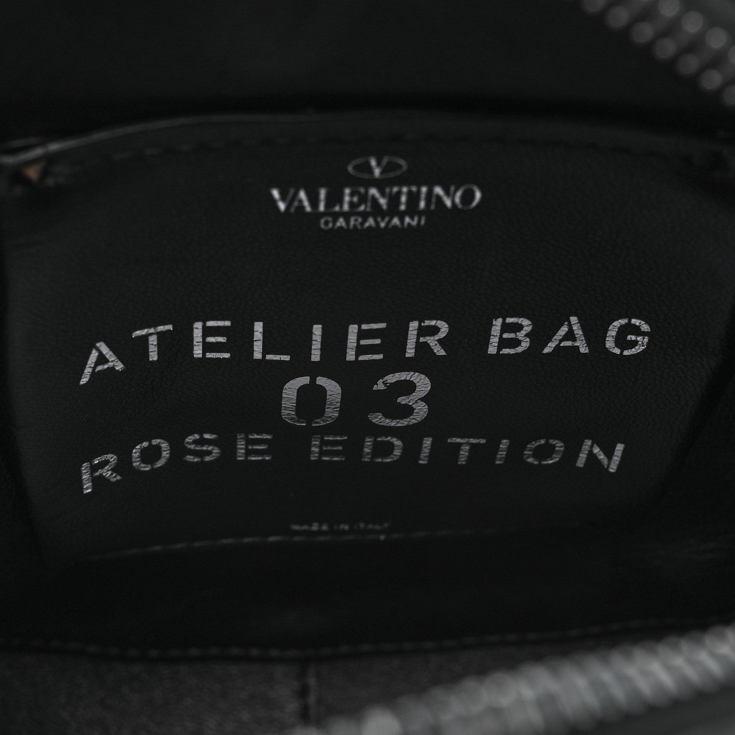 Valentino Garavani Nappa Atelier 03 Rose Edition Round Crossbody Bag Black 6 of 8