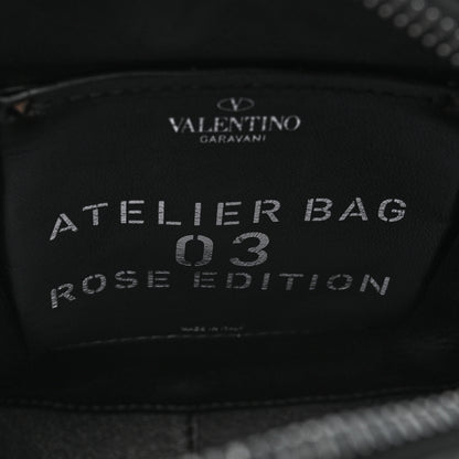Valentino Garavani Nappa Atelier 03 Rose Edition Round Crossbody Bag Black 6 of 8