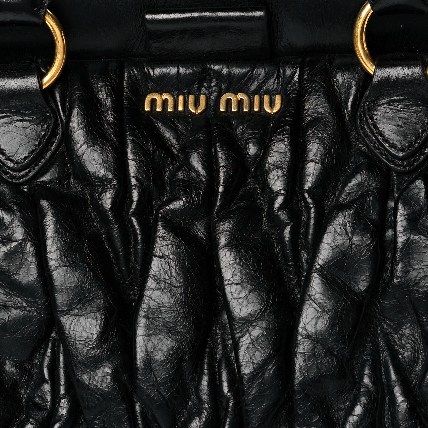 Nappa Matelasse Lux Top Handle Satchel Black